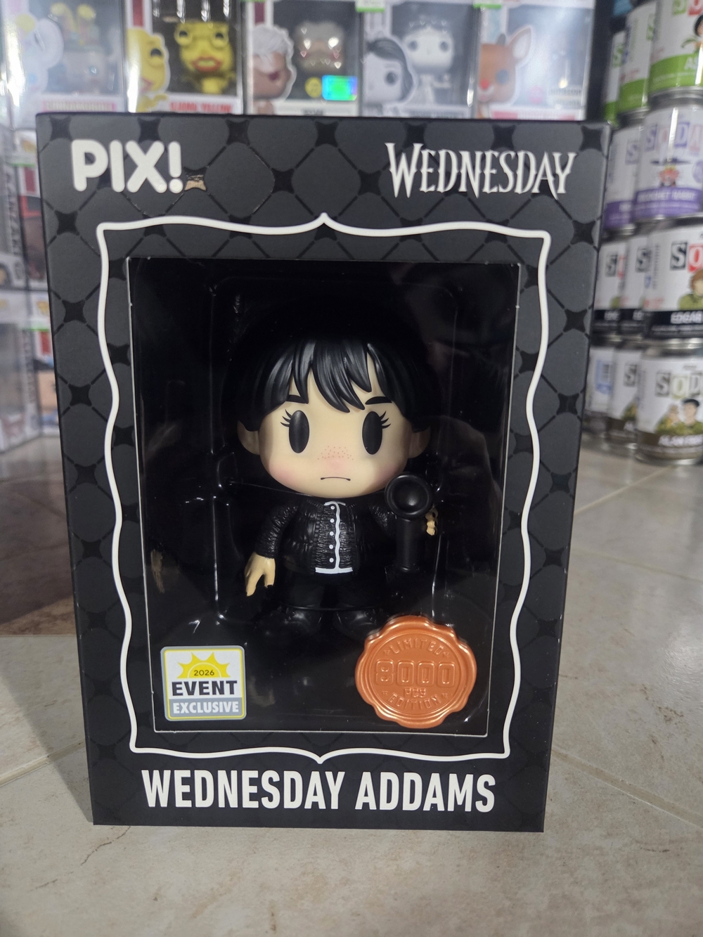 PIXI Wednesday Addams Collectible Figure - Black